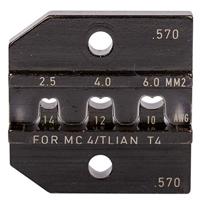 Rennsteig Werkzeuge 624 570 3 0 Krimpinzetstuk Solar-connectoren Geschikt voor tangen MC4 2.5 tot 6 mm² Geschikt voor merk Rennsteig Werkzeuge PEW 12 - thumbnail