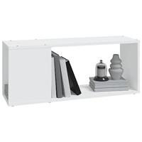 Tv-meubel 80x24x32 cm bewerkt hout wit - thumbnail