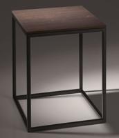 Bette Lux Shape douchetabouret / kruk, wit-eiken natuur - thumbnail