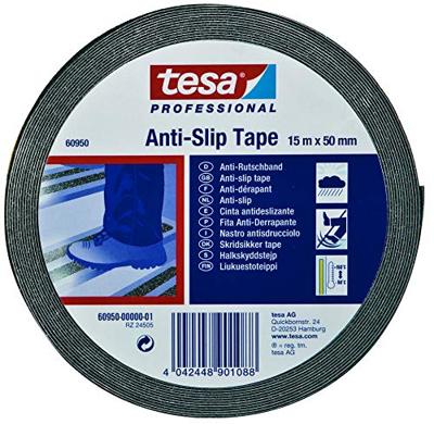 tesa 60950-00001-00 Anti-sliptape tesa Professional Zwart (l x b) 15 m x 50 mm 1 stuk(s) tesa 60950-00001-00 Anti-sliptape tesa Professional Zwart (l x b) 15 m x 50 mm 1 stuk(s)