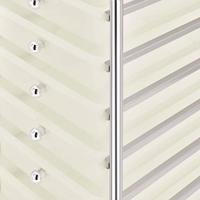 Opbergtrolley met 10 lades mobiel kunststof wit - thumbnail