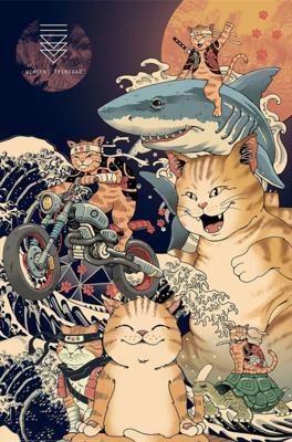 Poster Vincent Trinidad - Catana Montage 61x91,5cm Poster Vincent Trinidad - Catana Montage 61x91,5cm