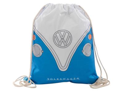 VW Busje T1 Blauw Trekkoord Rugzak