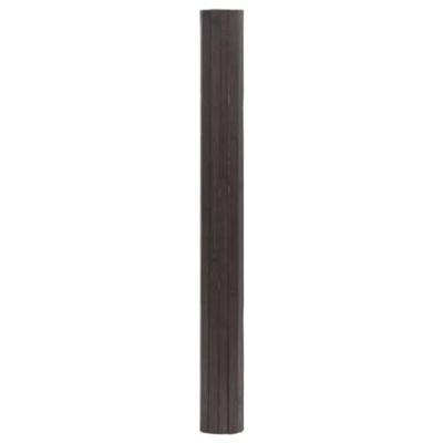 Vloerkleed rechthoekig 100x300 cm bamboe donkerbruin