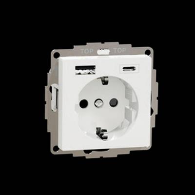 ELSO-STOPCONTACT M USB 16A/250V TYPE A+C JOY RW 1 stuk(s)