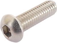 Bofix Remschijfbout m6 inbus met bolkop rvs (10 stuks) - thumbnail