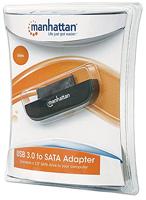 Manhattan USB, SATA Adapter [1x USB 3.2 Gen 1 stekker A (USB 3.0) - 1x SATA-combi-stekker 15+7-polig] Adapter - thumbnail
