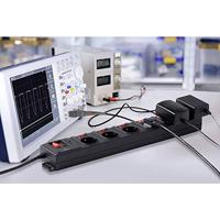 Renkforce RF-3313344 Overspanningsveilige stekkerdoos Zwart Randaarde stekker 1 stuk(s) - thumbnail