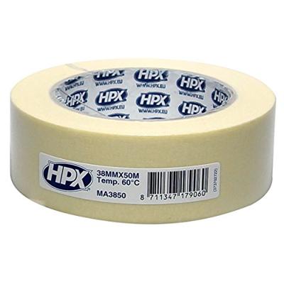HPX Masking tape 60°C | Crèmewit | 38mm x 50m - MA3850 - MA3850 HPX Masking tape 60°C | Crèmewit | 38mm x 50m - MA3850 - MA3850