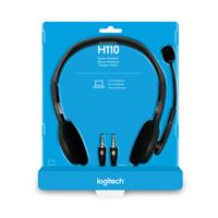 Logitech H110 On Ear headset Kabel Stereo Grijs Ruisonderdrukking (microfoon) Computer - thumbnail