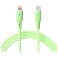 Akyga AK-USB-73 USB-kabel USB-C stekker, Apple Lightning stekker 1 m Groen - thumbnail