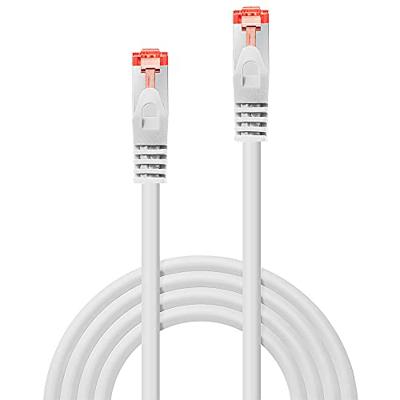 LINDY 47381 RJ45 Netwerkkabel, patchkabel CAT 6 S/FTP 0.50 m Wit 1 stuk(s)