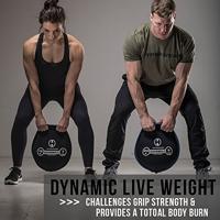 SandBell 23 kg (50 lbs) - zwart - thumbnail