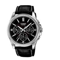Horloge Heren Casio MTP-1375L-1AVDF Zilverkleurig (Ø 48 mm) - thumbnail