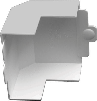 Canalit buitenhoek 60x60mm wit 955606