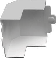 Canalit buitenhoek 60x60mm wit 955606 - thumbnail