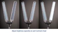 Werkpleklamp maul craft duo led met tafelklem wit - thumbnail