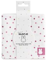 Haza Witbaard Servetten nijntje roze, 20st. - thumbnail