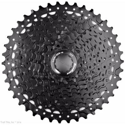 Sunrace cassette 10v 11-42 csms3 zwart