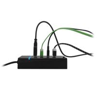 USB-HUB 4 Poorten Ewent EW1137 USB 3.1 Zwart - thumbnail