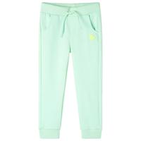 VidaXL Kinderjoggingbroek 128 felgroen - thumbnail