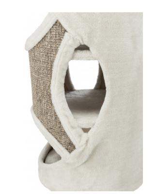 Trixie 43376 Cat Tower Gracia, 85 cm, lichtgrijs/grijs-gemêleerd, 1 stuk (1 stuk)