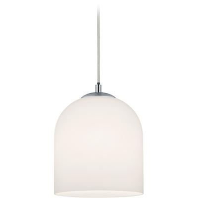 LED Railverlichting - Hanglamp - Trion Dual Onutia - 2 Fase - E14 Fitting - Rond - Mat Wit - Glas