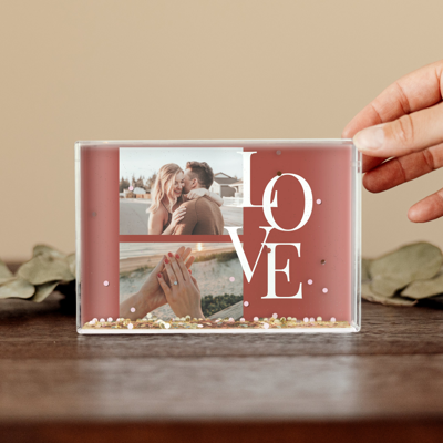 Confetti fotoblok met foto en/of tekst