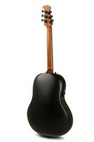 Ovation Pro Series Ultra 1516PBM-G Pitch Black elektrisch-akoestische gitaar met soft case - thumbnail