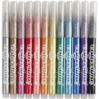 Colortime Https://www.cchobby.nl/-glitterstiften-lijndikte-2-mm-diverse-kleuren-12-stuk-1-doos - thumbnail