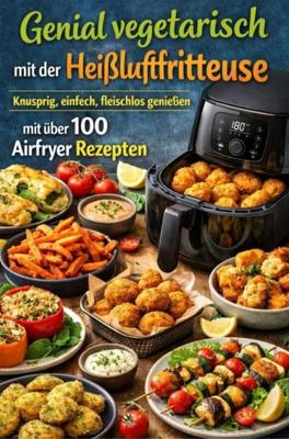 Genial vegetarisch mit der Heißluftfritteuse - Knusprig, einfach, fleischlos genießen mit über 100 Airfryer Rezepten - Karine Hans - ebook