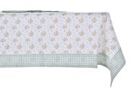 Tafellinnenset DKD Home Decor Blommor 150 x 250 x 0,5 cm Groen - thumbnail