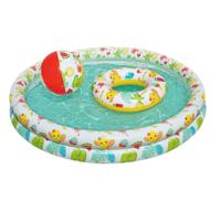 Bestway Opblaasbaar Kinderzwembad 2 Ringen Set 122x20 cm +2 Jaar Tuin 51124 - thumbnail