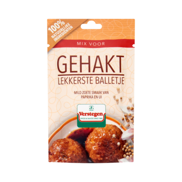Verstegen Mix voor Gehakt Lekkerste Balletje 40 g bij Jumbo