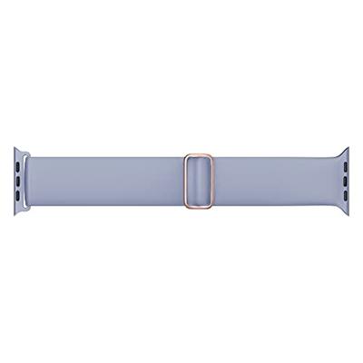 Elastische Solo Loop bandje - Lavendel - Geschikt voor Apple Watch 44mm / 45mm / 46mm / 49mm
