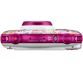 Nikon W150 Flowers Digitale camera 13.2 Mpix Zoom optisch: 3 x Bloemen, Wit Waterdicht, Stofdicht, Schokbestendig, Bluetooth, Onderwatercamera Nikon W150 Flowers Digitale camera 13.2 Mpix Zoom optisch: 3 x Bloemen, Wit Waterdicht, Stofdicht, Schokbestendig, Bluetooth, Onderwatercamera