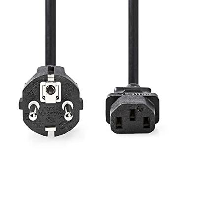 Nedis cegp10030bk50 voedingskabel schuko male - iec-320-c13 5,0 m zwart Nedis cegp10030bk50 voedingskabel schuko male - iec-320-c13 5,0 m zwart