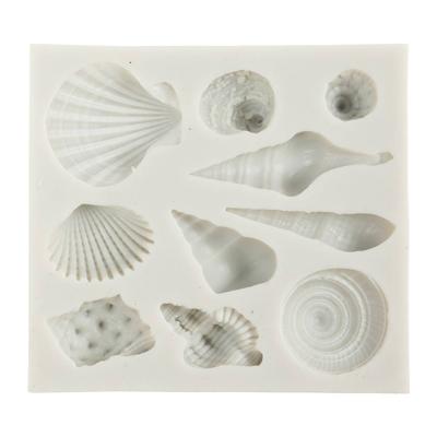 Creativ Company Siliconen vormen, conchschelp en schelpen, h: 1 cm, l: 1-2,8 cm, 1 stuk Creativ Company Siliconen vormen, conchschelp en schelpen, h: 1 cm, l: 1-2,8 cm, 1 stuk