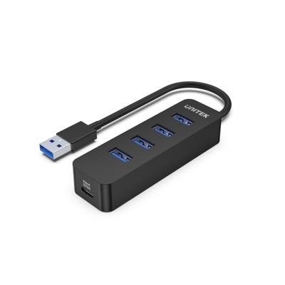 UNITEK HUB USB-A 4X USB-A 3.1, ACTIEF,10W, H1117A