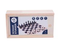 Schaakstukken in kistje koning 88mm - thumbnail