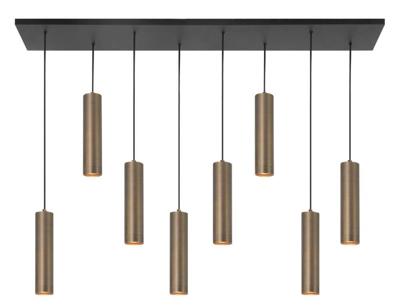 Highlight Eetkamer hanglampPerugia brons - 8x GU10 - H5676.32