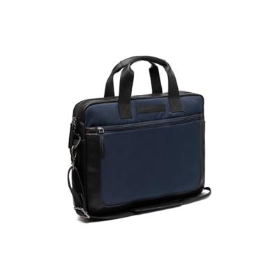 The Chesterfield Brand Narvik - Leren Laptoptas - Navy Blauw