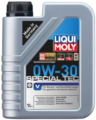 LIQUI MOLY motorolie "special tec v special tec v 0w-30 1 ltr lm
