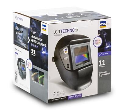 GYS LCD TECHNO 11 TRUE COLOR 064997 Laskap EN 166, EN 175, EN 379 Zwart GYS LCD TECHNO 11 TRUE COLOR 064997 Laskap EN 166, EN 175, EN 379 Zwart