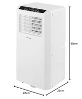 Inventum AC701 mobiele airconditioner 65 dB 785 W Wit - thumbnail
