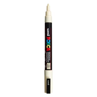 Uni Posca pc3m acrylmarker ivoor - ronde punt tot 1,3 mm