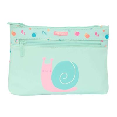 Schoolpennenzak Safta Caracol Slak Turkoois 23 x 16 x 3 cm