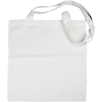 Creativ Company Tas met lang hengsel, afm 38x42 cm, 130 gr, wit, 10 stuk/ 1 doos