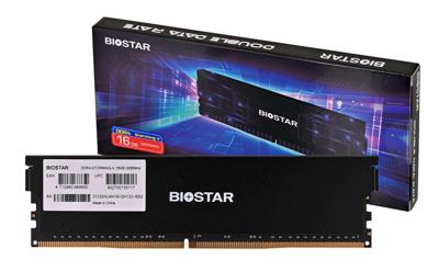 Biostar DDR4-geheugen 16 GB 3200 MHz met Storming-koellichaam