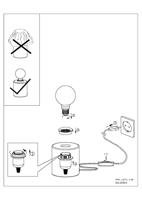 Eglo Glazen tafellampCercamar - 99084 - thumbnail